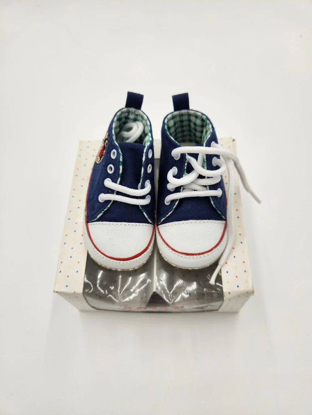 Acme Baby Taz Tasmanian Devil Crib Shoes Size 1 3-6 Months Vintage